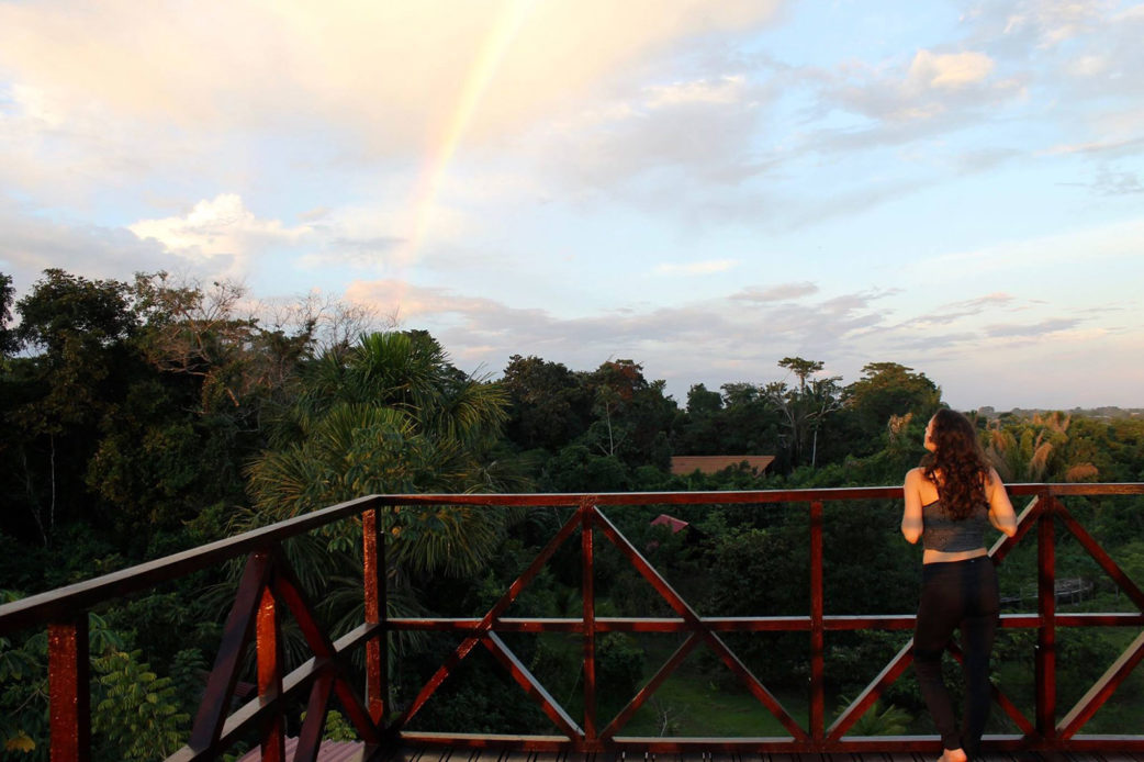 Rainbow at Nimea Kaya Ayahuasca Retreat Center