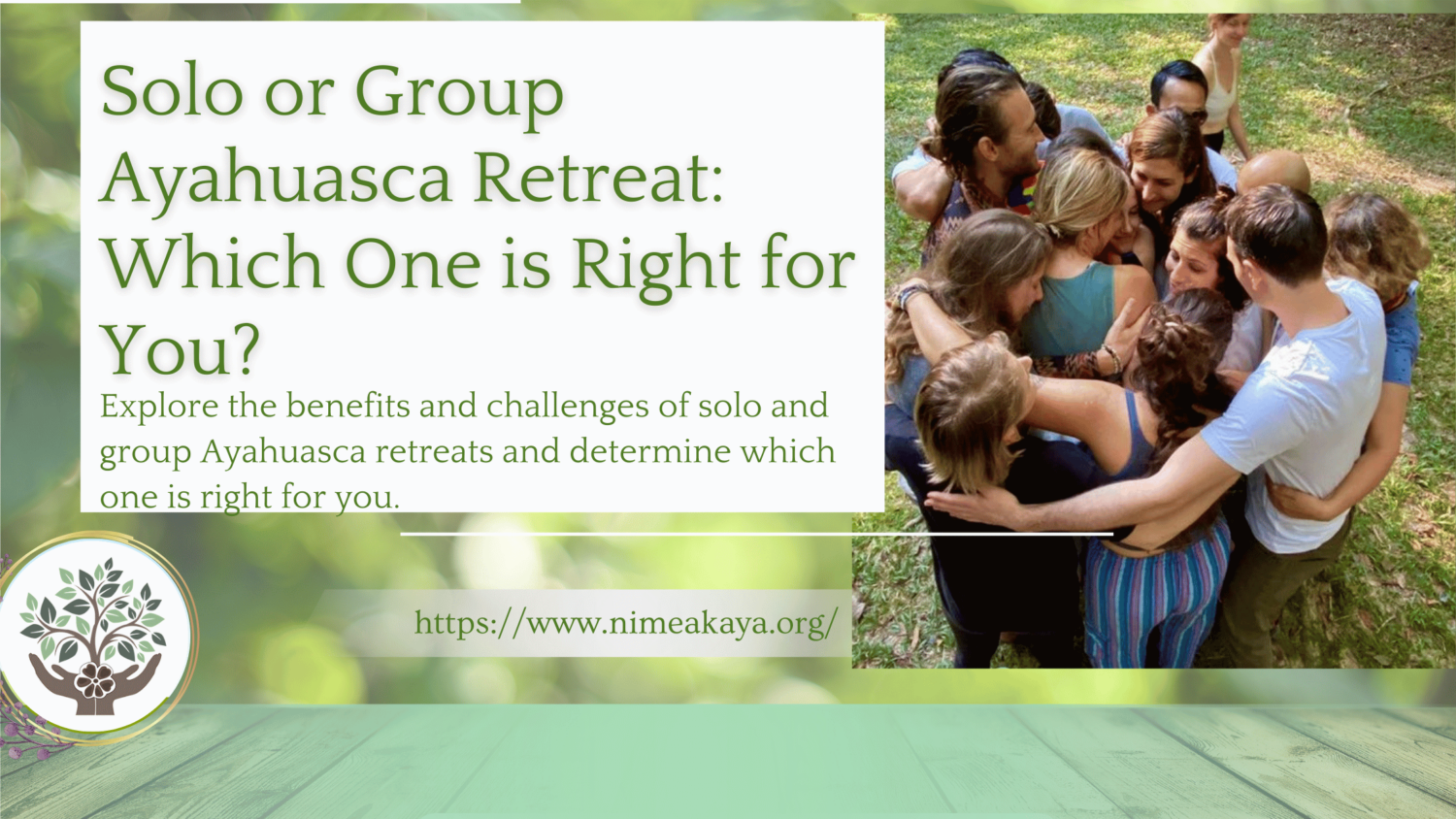 Solo or Group Ayahuasca Retreat